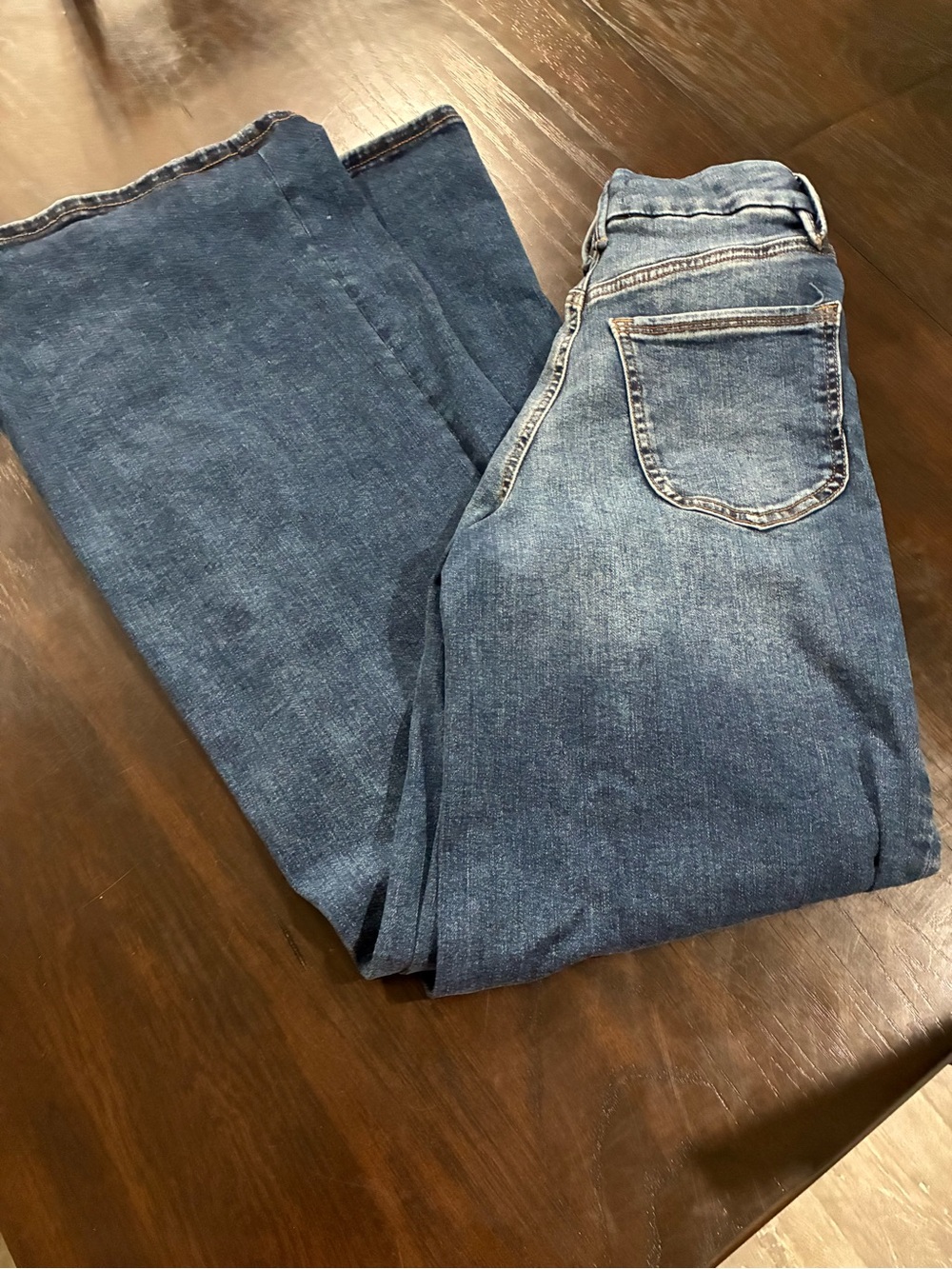 Good American Dark Blue Bootcut Jeans